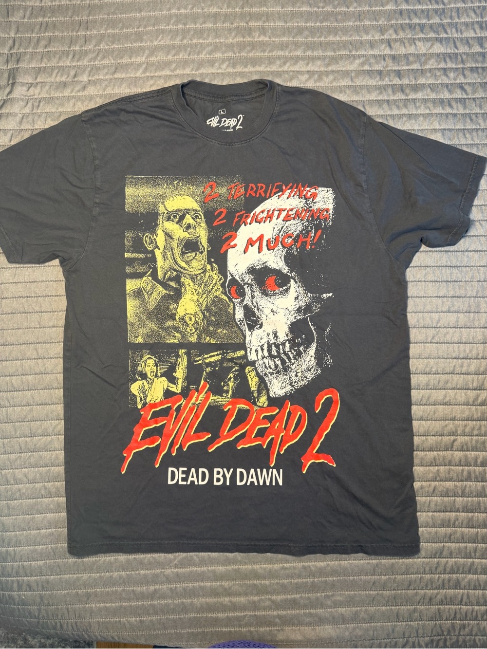 Ripple Junction Evil Dead 2 Graphic Tee - Black, Red, Yellow /L